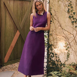 Slim Jane Dress - Iris
