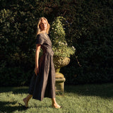 Kate Dress Dupioni - Noir