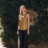 Scarlett Top - Thistle Green
