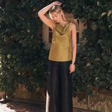 Scarlett Top - Thistle Green