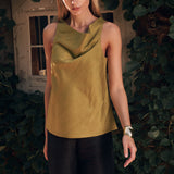Scarlett Top - Thistle Green