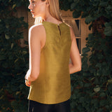Scarlett Top - Thistle Green