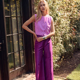 Blair Top Velvet - Lilac