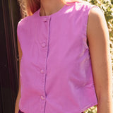 Blair Top Velvet - Lilac
