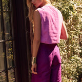 Blair Top Velvet - Lilac