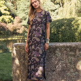 Meredith Dress - Noir Jolie Paisley