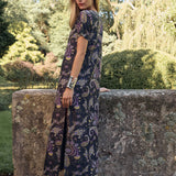 Meredith Dress - Noir Jolie Paisley