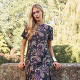 Meredith Dress - Noir Jolie Paisley
