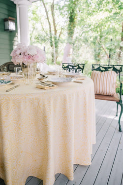 Yellow Mandala Tablecloth
