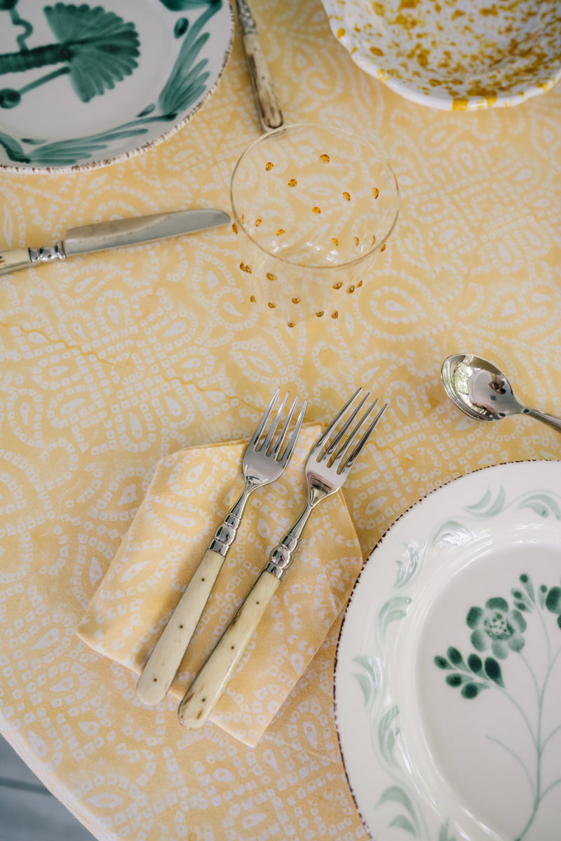 Yellow Mandala Tablecloth