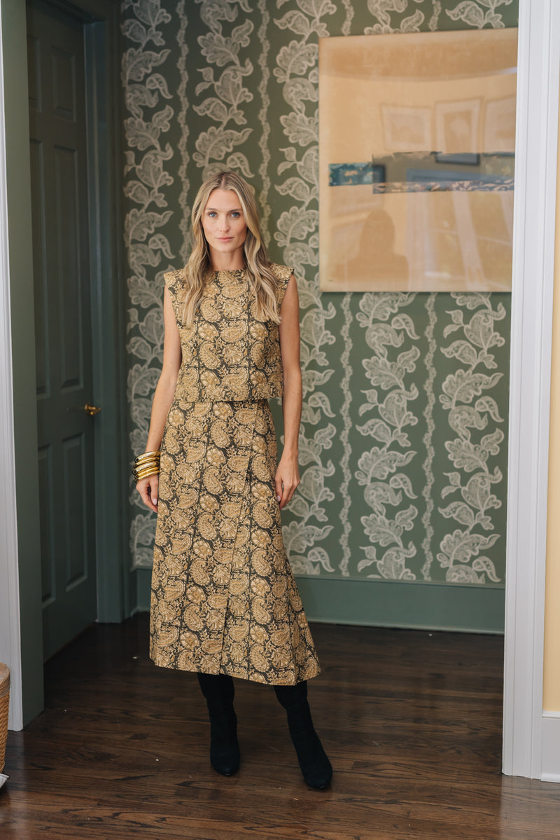 Park Avenue Skirt - Loon Paisley