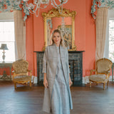 Liza Jacket Dupioni - Icy Silver