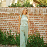 Julia Pant Cord - Pistachio