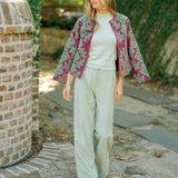 Julia Pant Cord - Pistachio