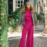 Julia Pant Cord - Magenta