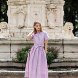 Kate Dress Dupioni - Lavender