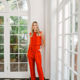 Deco Pant - Fiery Red