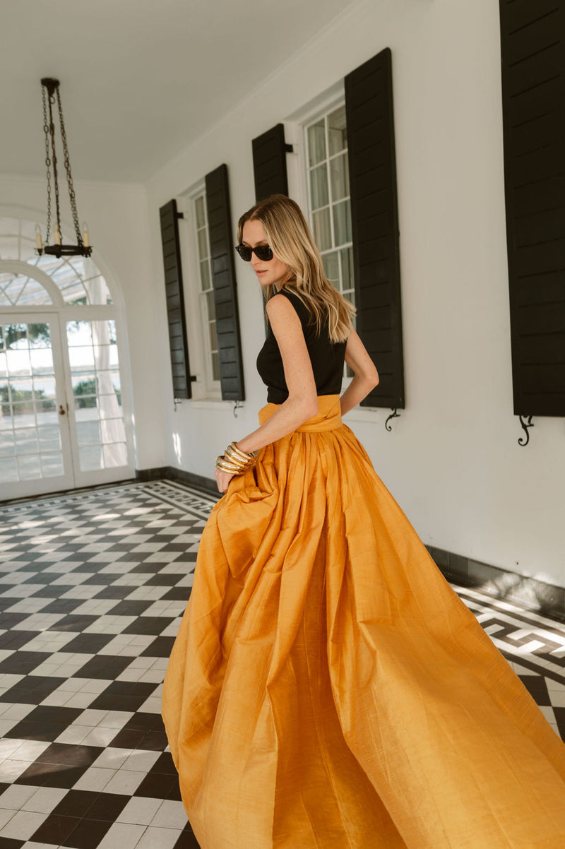 Ball Skirt - Saffron