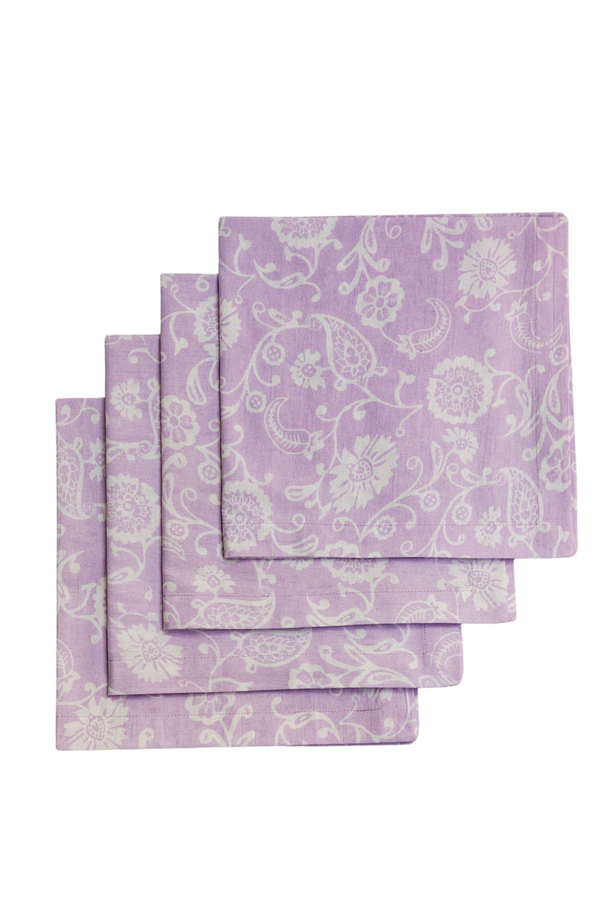 Lilac Petunia Dinner Napkins