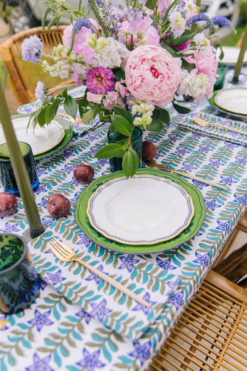 Violet Palm Dinner Napkins