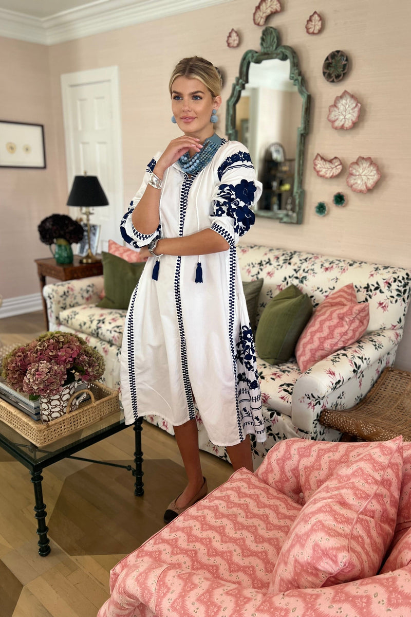 Coatue Caftan - Oxford White