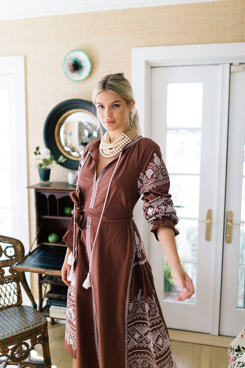 The Dunmore Dress - Sable