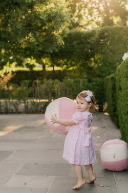 Julia Amory x Smockingbird Dress - Pink Dahlia